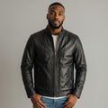 The Maverick Racer Jacket | Men's Black Genuine Leather Jacket