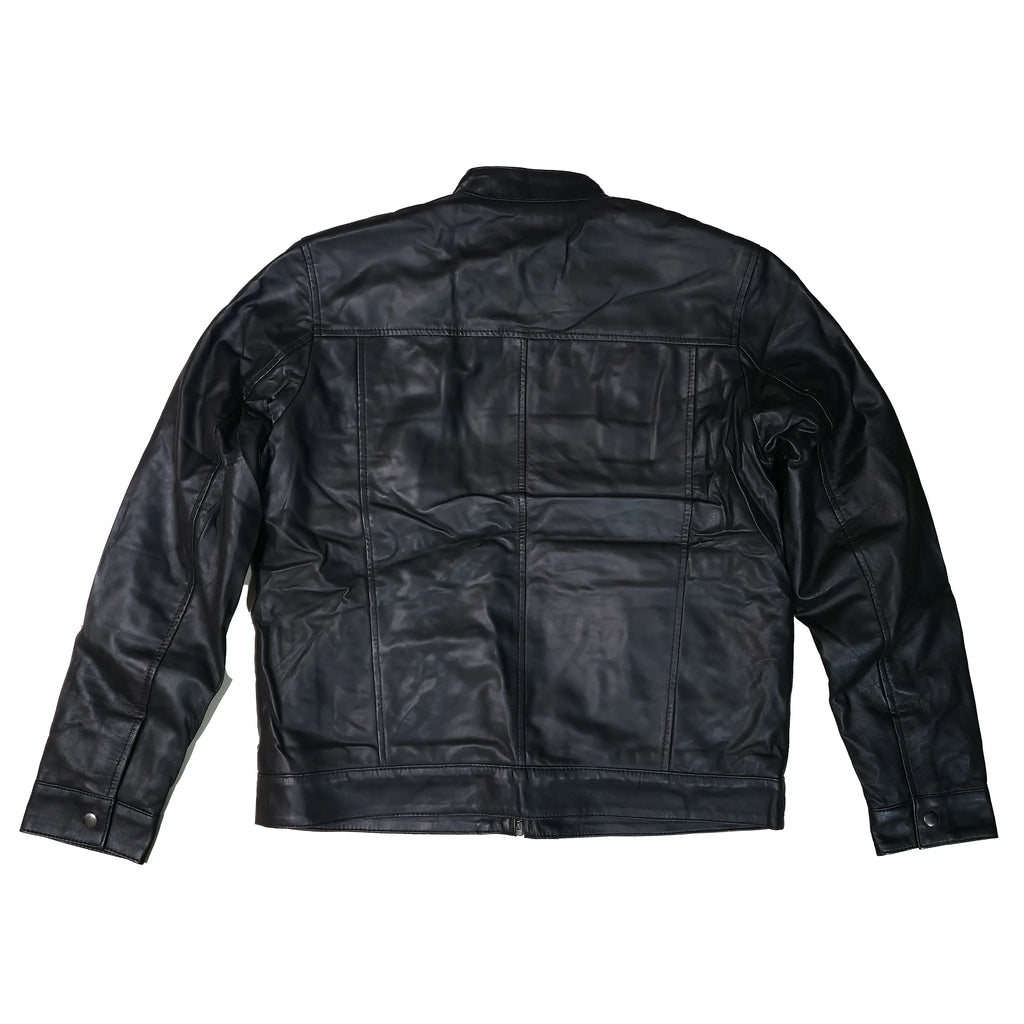 The Maverick Racer Jacket | Men's Black Genuine Leather Jacket