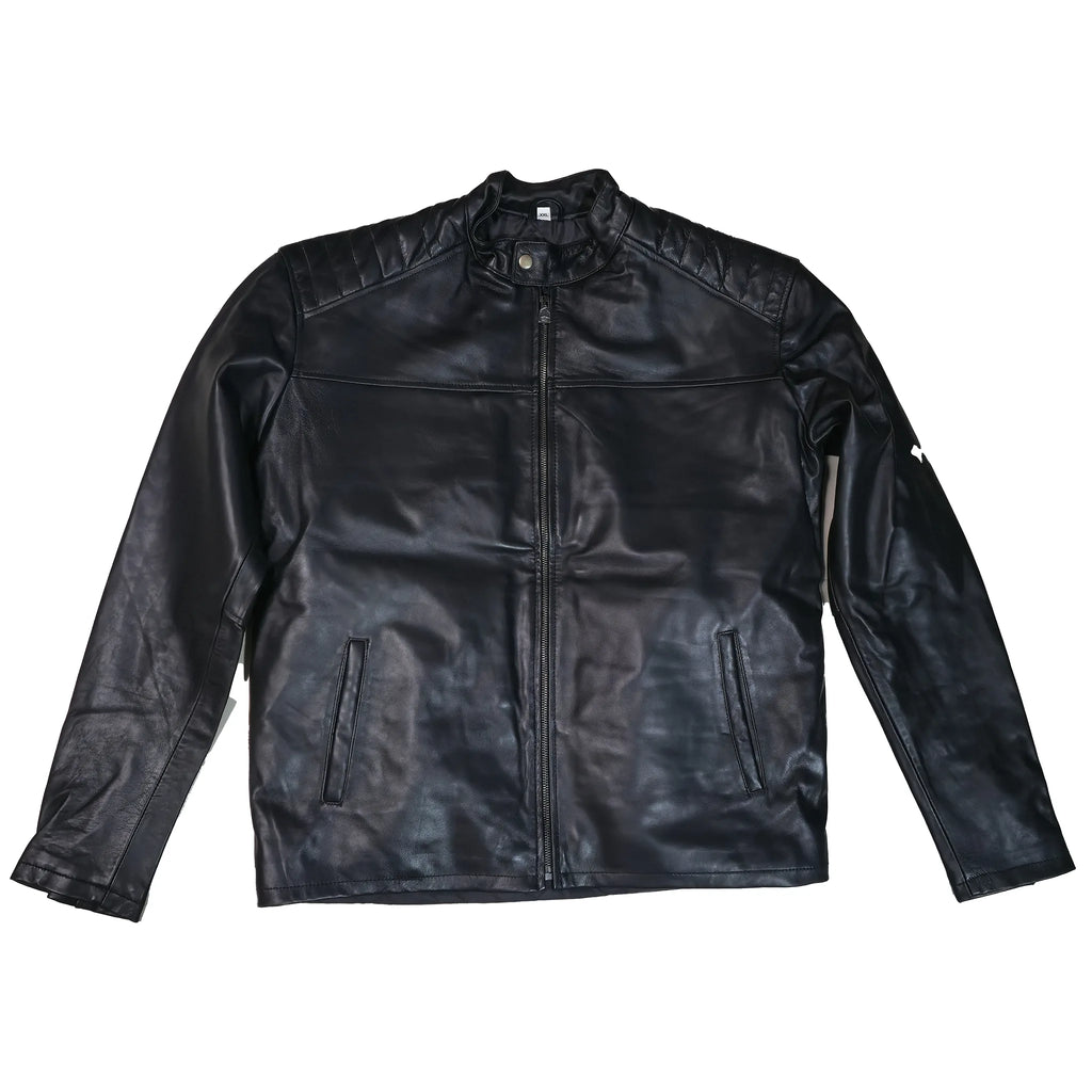 The Urban Rider Jacket | Men's Black Cafe Racer Leather Jacket